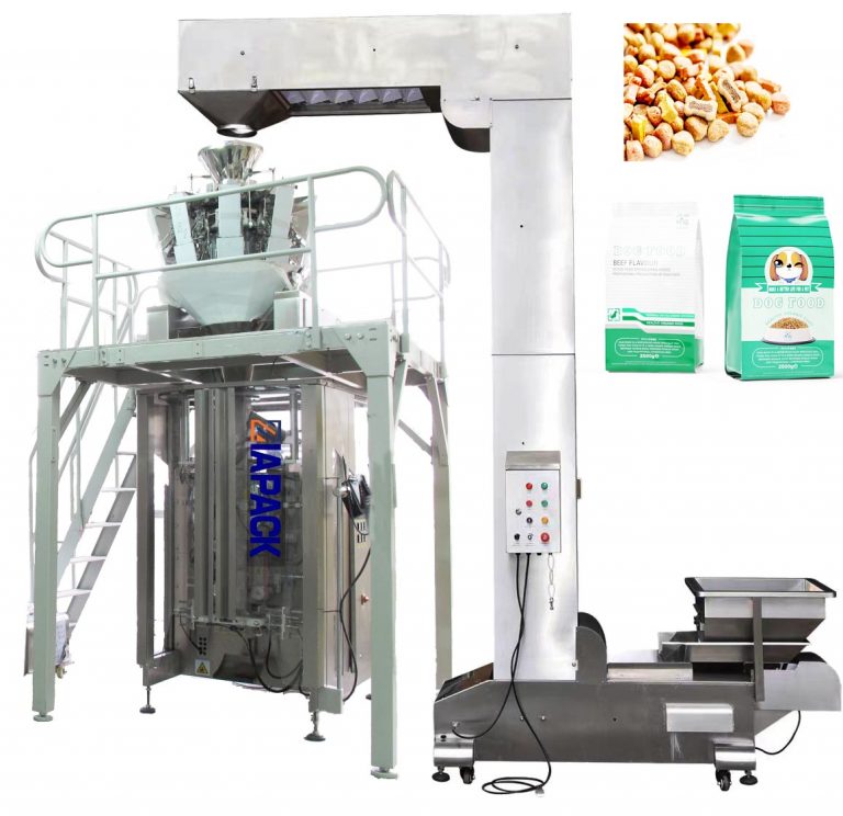 Full Automatic Food Quad Seal Bag Packing Machine Iapack