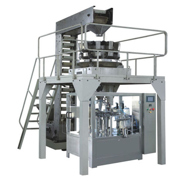 Granule Weighing Premade Bag Rotary Packing Machine IAPACK