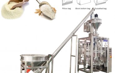 Automatic vertical bag forming filling sealing packaging machine for milk powder